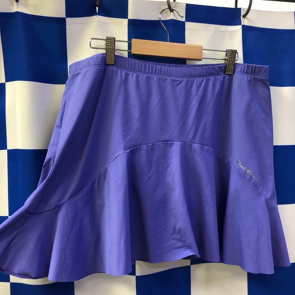 Denise Cronwell purple tennis/golf skort